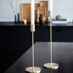 Hove Home - High Light lysestage - Messing - Højde 28 cm