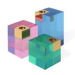 Jonathan Adler - Lysestage - Monte Carlo - Blå - Large