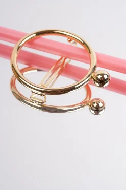 JUKSEREI - Dot hårspænde - Guld