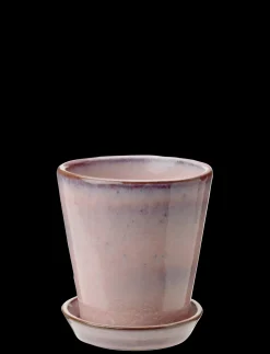 Knabstrup Keramik - urtepotteskjuler Ø 10.5 cm rose