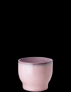 Knabstrup Keramik - urtepotteskjuler Ø 12.5 cm rose