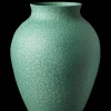 Knabstrup Keramik - vase H 27 cm verdigris green