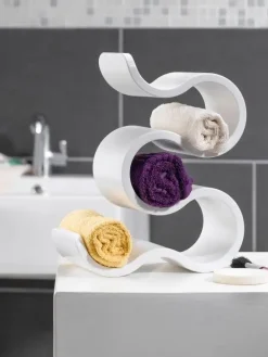 Koziol vinreol - BOA bottle rack i hvid