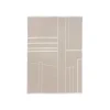 Kristina Dam - Architecture Throw, Beige/Off-White