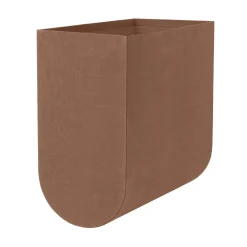 Kristina Dam - Opbevaring - Medium Curved Box - Burnt Brown