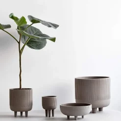 Kristina Dam - Urtepotte - Bowl - Grey - S