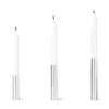 Kunstindustrien - Box 3 Slim Light lysetage Rustfrit stål - Højde 10 cm, 14 cm ,17 cm