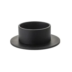 Kunstindustrien - Circle lysestage Ø5 cm - Sort