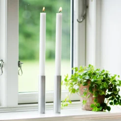 Kunstindustrien - Slim Light lysetage rustfri stål - Højde 10 cm