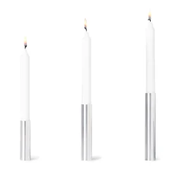 Kunstindustrien - Slim Light lysetage rustfri stål - Højde 14 cm