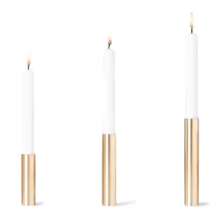 Kunstindustrien - Slim Light Lysetage messing - Højde 14 cm