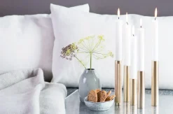 Kunstindustrien - Slim Light Lysetage messing - Højde 14 cm