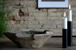 Kunstindustrien - Slim Light Lysetage - Sort - Højde 14 cm