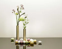 Kunstindustrien - Slim Vase - Messing - Højde 14 cm