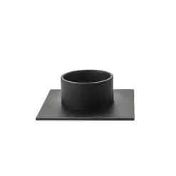 Kunstindustrien - Square lysestage Ø5 - Sort