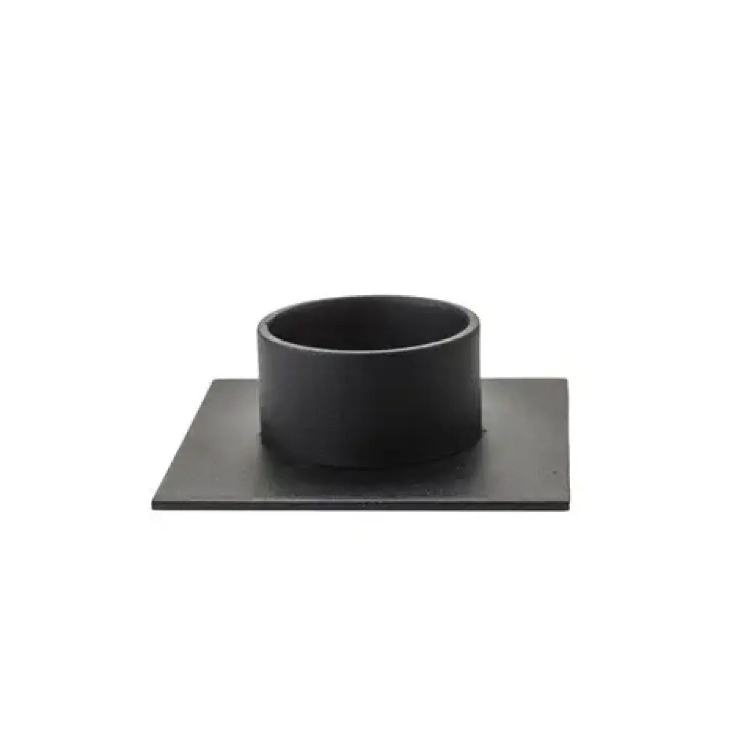 Kunstindustrien - Square lysestage Ø5 - Sort