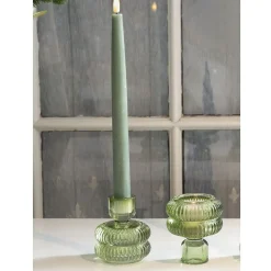 La Vida - Blow vendbar lysestage - Grøn