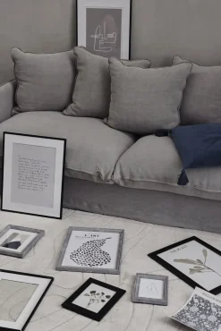 Lene Bjerre - Austille fotoramme 40x30 cm. grå