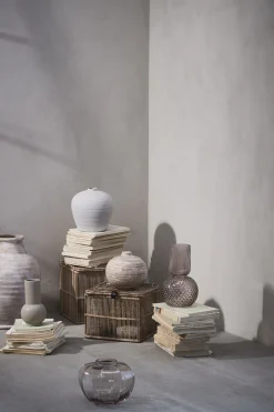 Lene Bjerre - Dornia vase H20 cm. mørkegrå