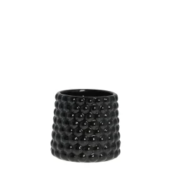 Lene Bjerre - Dotsie urtepotteskjuler Ø14cm sort