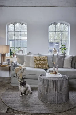 Lene Bjerre - Eliana lysestage 12,5 cm. sand marmor