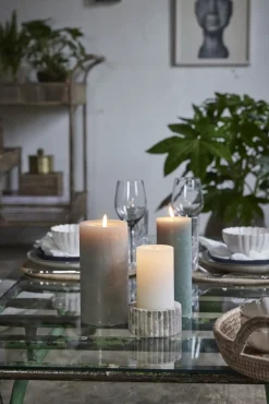 Lene Bjerre - Eliana stage til bloklys 5 cm. sand marmor