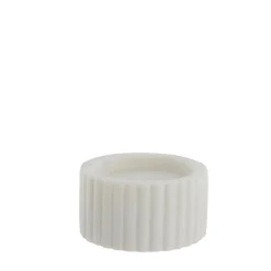 Lene Bjerre - Eliana stage til bloklys 5 cm. hvid marmor