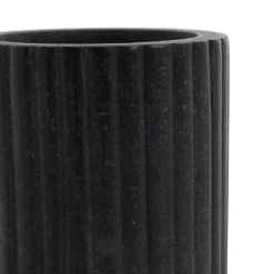 Lene Bjerre - Eliana tandkrus 10,5 cm. sort marmor