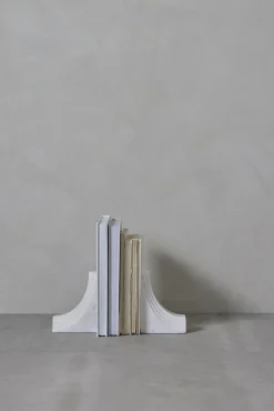 Lene Bjerre - Ellia bogstøtte marmor hvid