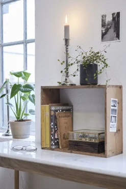 Lene Bjerre - Ellia krukke 9x9 cm. sort marmor