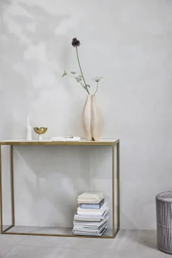 Lene Bjerre - Ellivia guldskål på marmorfod ø12 cm.