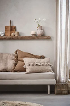 Lene Bjerre - Filisa pude 60x60 cm - Gyldenbrun