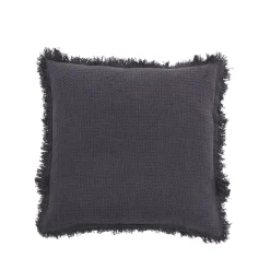 Lene Bjerre - Fioelle pude 50x50 cm. mørkegrå