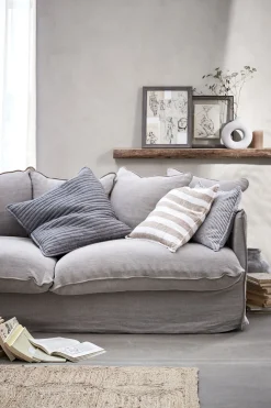 Lene Bjerre - Fiona pude 60x40 cm. mørkegrå