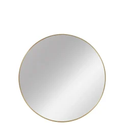 Lene Bjerre - Hallia rundt spejl Ø80 cm. lys guld