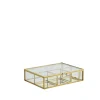 Lene Bjerre - Laura opbevarings æske guld 17,5x13 H4,5