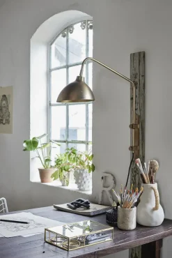 Lene Bjerre - Laura opbevarings æske guld 17,5x13 H4,5