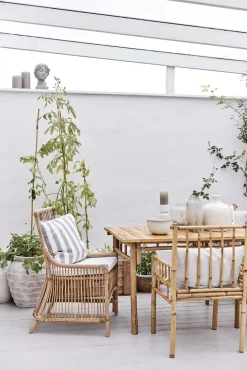 Lene Bjerre - Mara glasvase 31x15 cm. sølvgrå