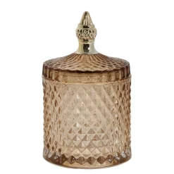 Lene Bjerre - Miya krukke H17,5 cm. gyldenbrun