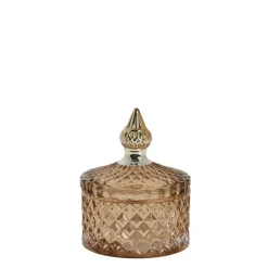 Lene Bjerre - Miya krukke H10,5 cm. gyldenbrun