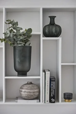 Lene Bjerre - Miyanne vase H21 cm. røget grå