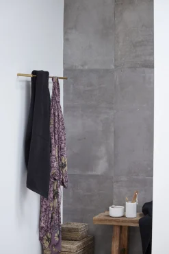 Lene Bjerre - Molli badehåndklæde 140x70 cm. sort