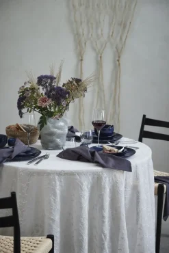 Lene Bjerre - Norah flettet brødkurv H8,5 cm. natur