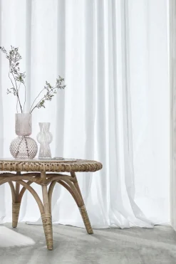 Lene Bjerre - Petrine gardinfag 250x140 cm. råhvid