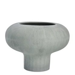 Lene Bjerre - Samara vase grå D31,5 H22