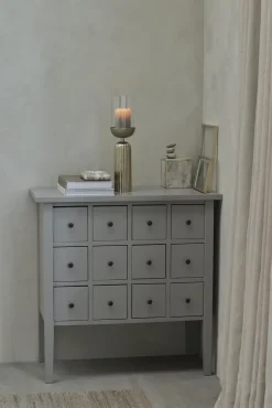 Lene Bjerre - Sandia stage til bloklys H43,5 cm. lys guld