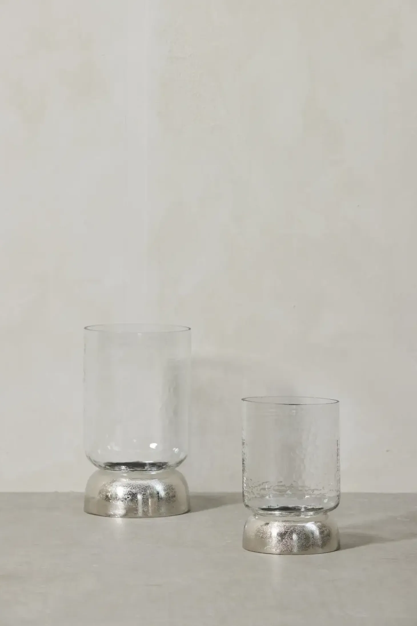 Lene Bjerre - Sandia stage til bloklys H20,7 cm. sølv