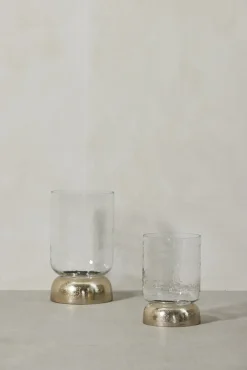 Lene Bjerre - Sandia stage til bloklys H28,7 cm. lys guld