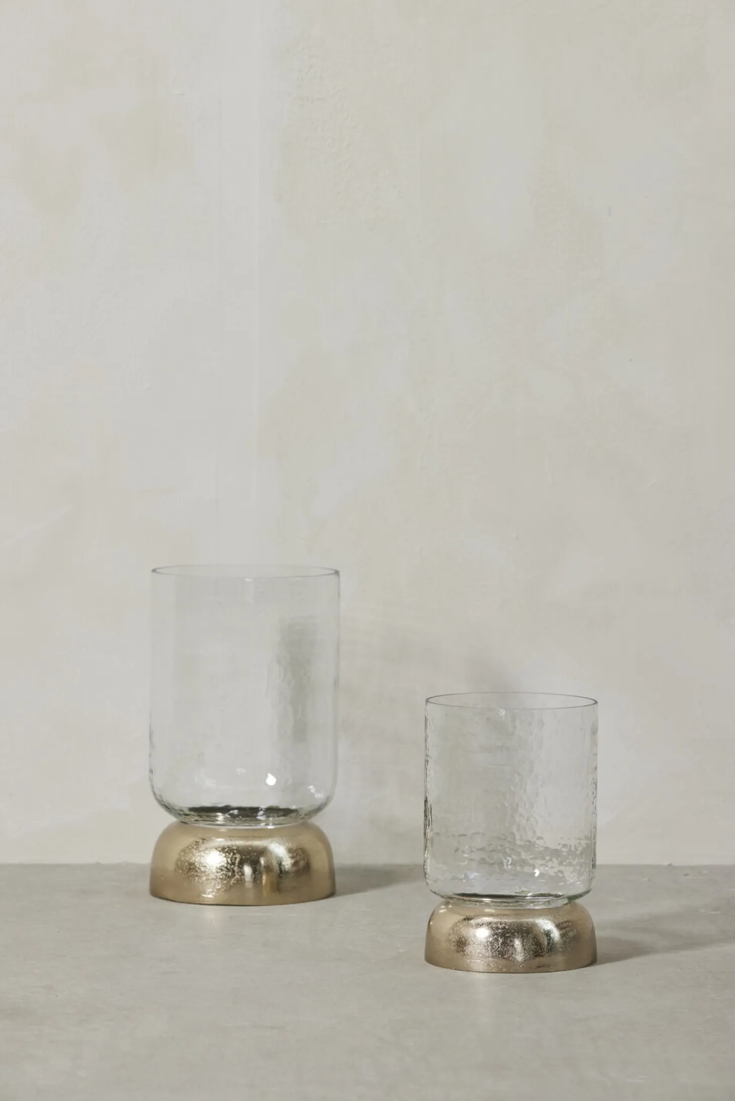 Lene Bjerre - Sandia stage til bloklys H28,7 cm. lys guld