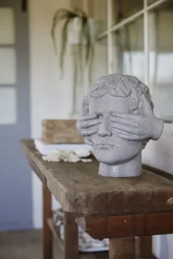 Lene Bjerre - Serafina dekorationsfigur30 cm.grå